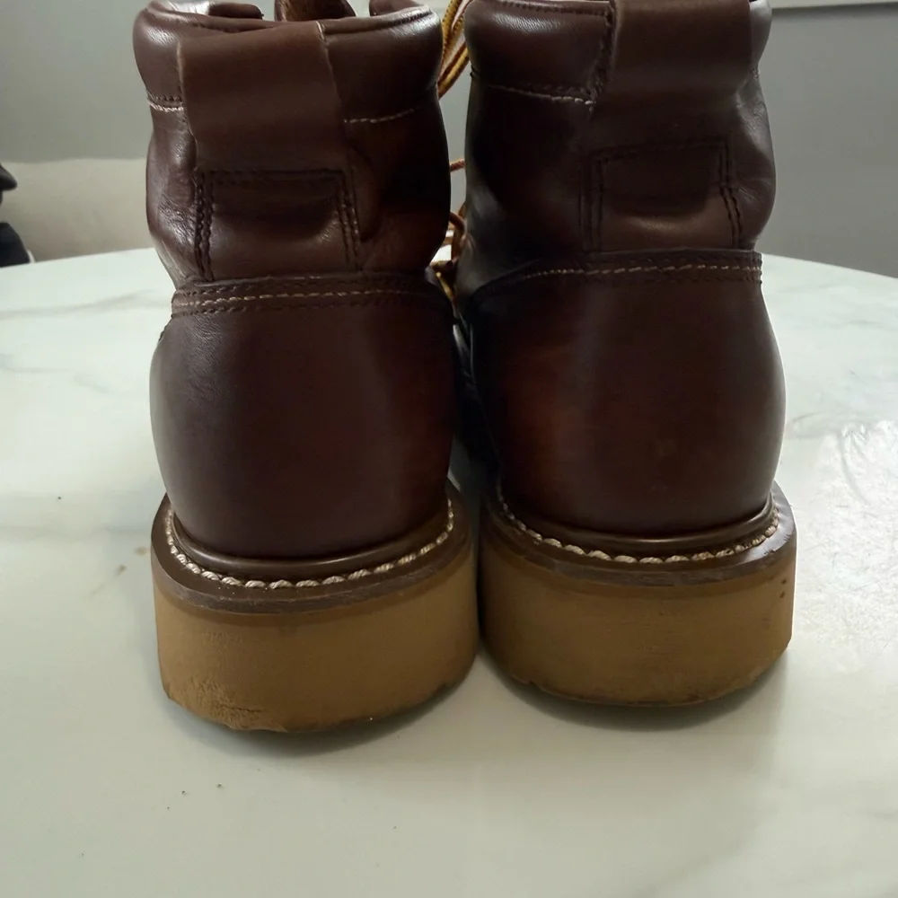Classic Brown Leather Men's Boots
